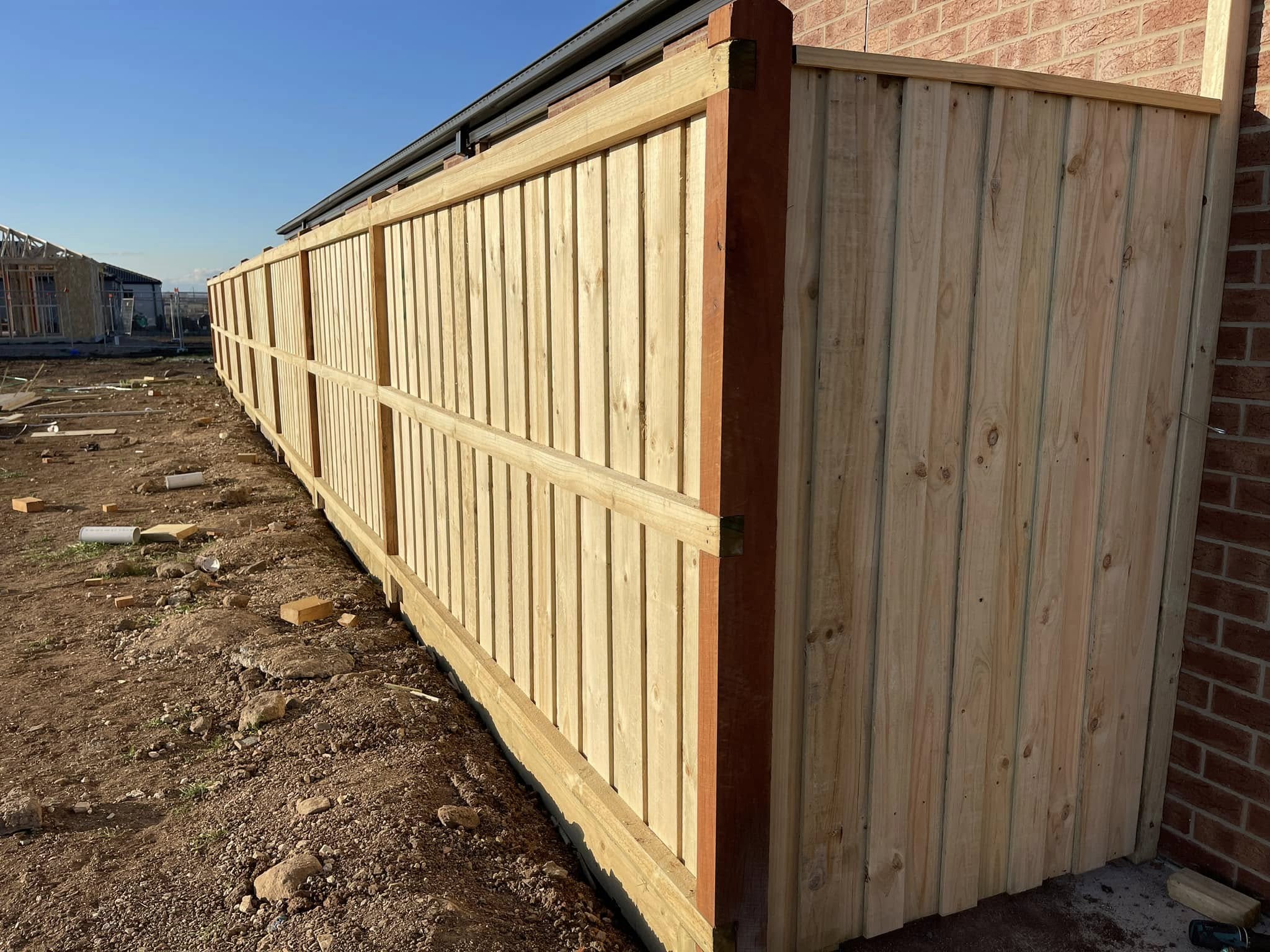 Timber fencing