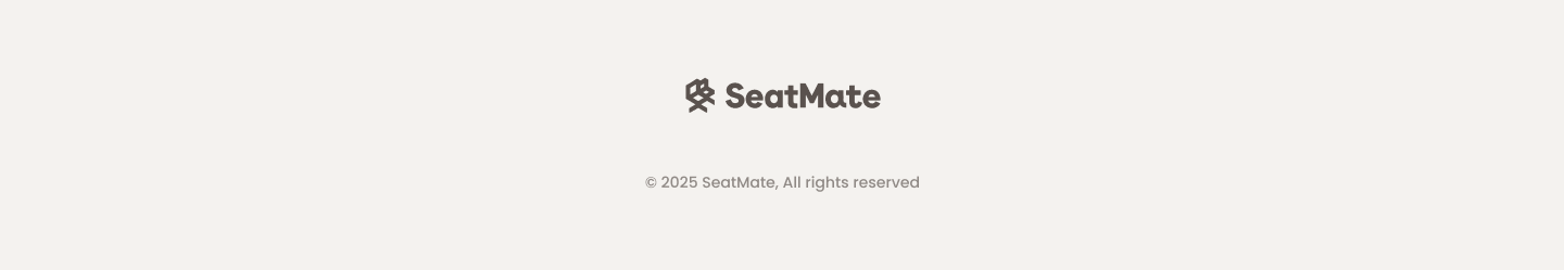 Seatmate Footer Info