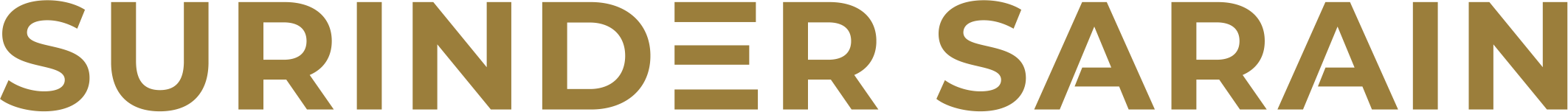 Surinder Sarain Wordmark